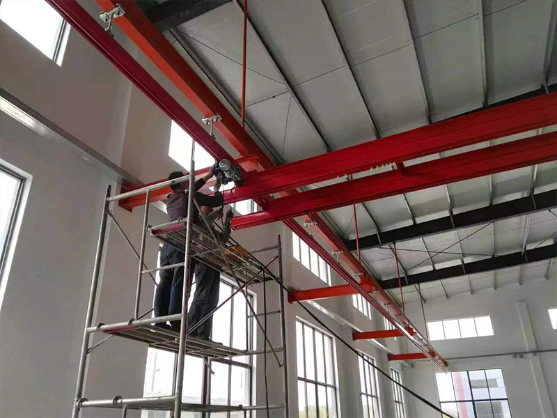 柔性KBK起重機軌道吊點安裝
